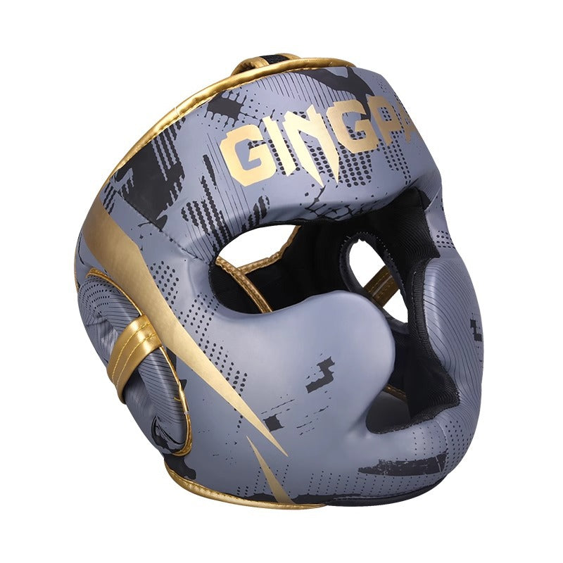 Casco de Boxeo Profesional con Arnés | Protección Sanda y Artes Marciales | BOXARENA